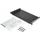 Startech CABSHELF1U10 Server Schrank Fachboden, 1 HE, 25 cm Schwarz