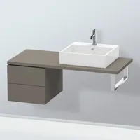 Duravit L-Cube Seitenschrank, 2 Auszüge, LC583609090,