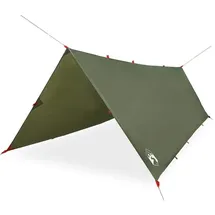 vidaXL Tarp Olivgrün 406x306 cm Wasserdicht