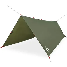 vidaXL Tarp Olivgrün 406x306 cm Wasserdicht