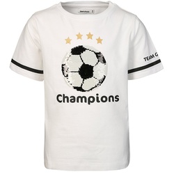 zoolaboo - T-Shirt TEAM GERMANY mit Wendepailletten in weiß, Gr.92