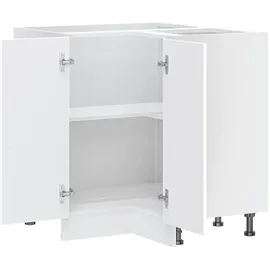 vidaXL Eckunterschrank Lucca 0 x 0 x 0 cm Weiß