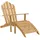 vidaXL Adirondack-Stuhl Gartenstuhl 151 x 98 x 98 cm braun mit Fußteil