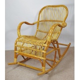 Rattani Schaukelstuhl Rattan Schaukelstuhl Semanbo Rocking Chair honig