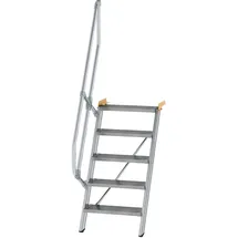 Günzburger MUNK Aluminium-Treppe Stufen 60° 5 Stufen