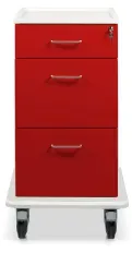 ETERNASOLID MULTICART Dokumentenwagen T17 mit 2 Doku-Auszügen 92476-RO , Farbe: rot