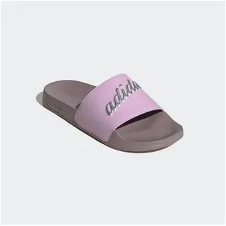 Badeschuh adilette Shower - Lila,Hellgrau