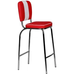 FineBuy 2er Set Barhocker American Diner Barstuhl 50er Jahre Retro Stuhl US Doppelpack
