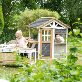 roba Spielhaus mit Tischset und BBQ-Küche Multicolor/Holz
