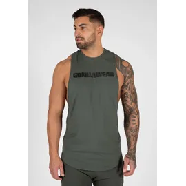Gorilla Wear Milo Drop Armhole Tanktop grün 4XL
