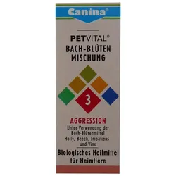 Canina Pharma Petvital Bachblüten Nr. 3 - Aggression | 10g