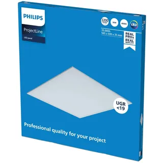 Philips LED-Panel 36 W quadratisch weiß / opal