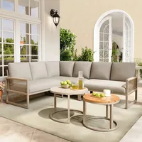 stilvora Loungeset 5-tlg. Beige