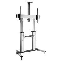 Roline LCD-/TV-Rollständer, silber, bis 100kg