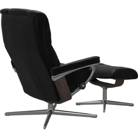 Stressless Mayfair mit Cross Base Leder 83 x 102 x 74 cm black batick