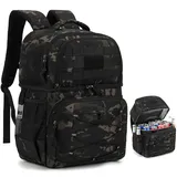 TONRUYN Kühlrucksack Camouflage mit Doppeldecker Taktischer Kühltasche Rucksack Herren Klein Isoliert Auslaufsicherer Rucksack mit Kühlfach für Strand, Picknick, Camping, Mittagessen, Wandern