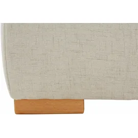 Home Affaire Boxspringbett HOME AFFAIRE "Wehma", beige (natur), B:150cm L:213cm, Struktur fein (100% Polyester), Komplettbetten, Boxspringbett, inkl. Topper in 3 verschiedenen Matratzen, auch in Samtstoff