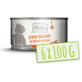 MjAMjAM 100 Gramm Katzennassfutter 6 x 100 Gramm leckeres Hühnchen mit Birnen