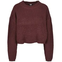 URBAN CLASSICS Wide Oversize Pullover bordeaux XL