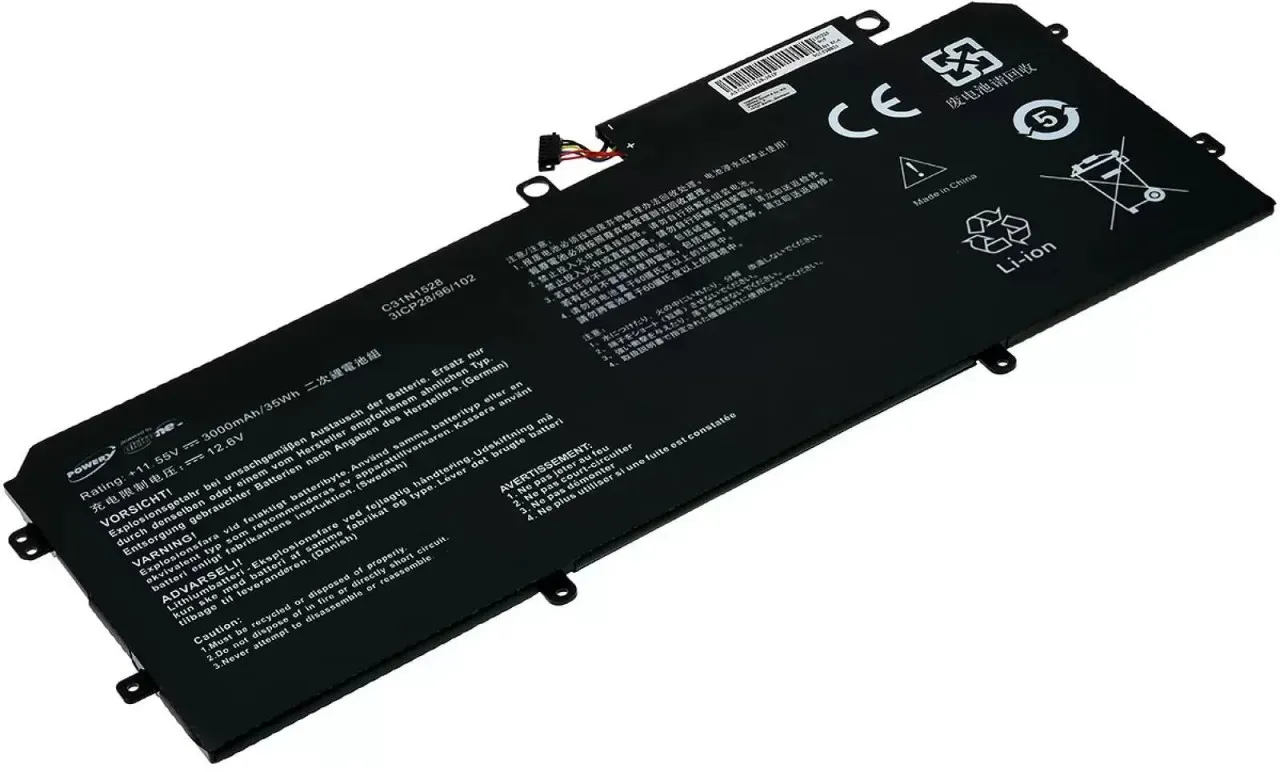 Akku passend für Laptop Asus ZenBook Flip UX360CA / Typ C31N1528 - 11,55V - 3000 mAh