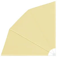 VidaXL Balkon Sichtschutz Sandfarbe 210 x 210 cm Stoff