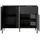 Feldmann-Wohnen Sideboard 103,3 x 81,4 x 39,5 cm Anthrazit / Gold