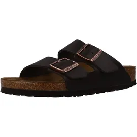Birkenstock Arizona Naturleder schmal dunkelbraun 37