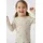 NAME IT Mädchen Nmfnutti Ls Top Noos, Peyote Melange, 122/128 cm - 122-128