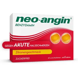 Klosterfrau neo-angin Benzydamin akute Halsschmerzen Zitrone