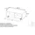 Vladon Lana Lowboard 80 x 29 x 37 cm Weiß matt/Eiche