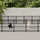vidaXL Outdoor-Hundezwinger 9,7 m x 3,88 m x 1 m Stahl Schwarz