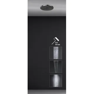Gessi Minimali, Dusch-Einbau-System D355 Strahlart Regen, Schwall, Nebel, 57809238