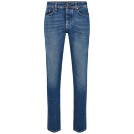 Boss ORANGE Taber BC-C Blaue Tapered-Fit Jeans aus bequemem Stretch-Denim Blau