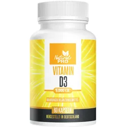 Natural Pro | Vitamin D3 5000 i.u. Hochdosiert Kapseln 16 g