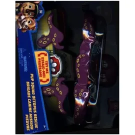 Paw Patrol Pup Squad Oktopus Spielset mit Rennstrecke, Rampe und Baby-Tintenfisch