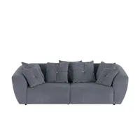 smart Big Sofa  Krista ¦ grau ¦ Maße (cm): B: 250 H: 81 T: 106