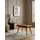 KADIMA DESIGN Chesterfield-Lederhocker 67 x 47 x 39 cm Braun