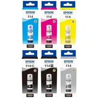 Epson 114 Tintenflasche cyan, magenta, gelb, schwarz, fotoschwarz, grau 6 St.