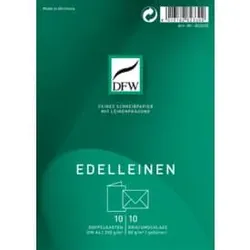 Briefpapier Karte Edelleinen DFW DRESDNER 820330 A6 10/10