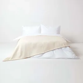 Homescapes - 100% Bio-baumwolle Natur, 180 x 230 cm,