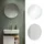 Vicco Karen 60 x 60 cm, Rund, 60x60x2.1 Badezimmer, rahmenlos, modern