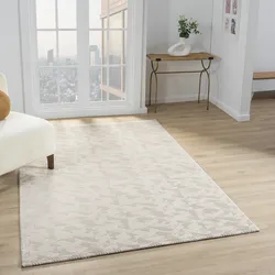 Teppich SEHRAZAT "Nora 5700", beige, B:120cm H:8mm L:170cm, Kunstfaser, Teppiche, Sanfte Farben,modernes Design,langlebig,Eleganz trifft Komfort
