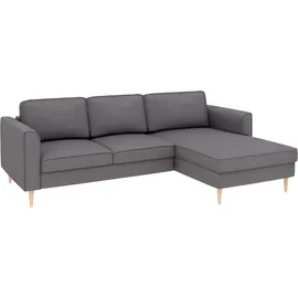 Home Affaire Eckcouch Polyester 2-Sitzer Grau