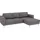 Home Affaire Eckcouch Polyester 2-Sitzer Grau