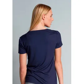 Tom Tailor Pyjama-Shirt unifarben Blau 38