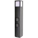 Deko-Light Außenstandleuchte Aluminium 65,0 cm 1x max. 20 W E27 dunkelgrau