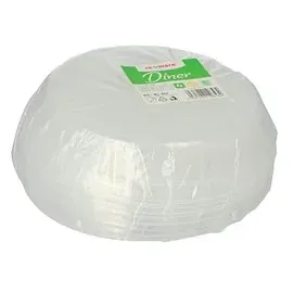 Papstar PROPAC Deckel für Mehrweg-Menüschalen transparent Ø 22,7 cm, 12 St.