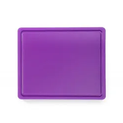 4x HENDI Schneidbretter HACCP Gastronorm 1/2 - Farbe: violett - für antiallergisch -