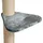 Happy Pet HAPPYPET Universal XL Liegeplatz für Kratzbaum 55 cm - Stabile Liegefläche, 600g Plüsch Zubehör Ersatz für Katzenkratzbäume, bis 15 kg, Grau