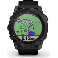 Garmin fenix 7X Solar schiefergrau mit schwarzem Armband